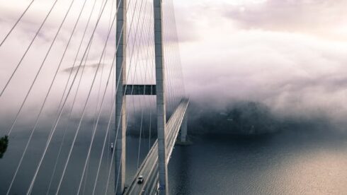 bridges in fog